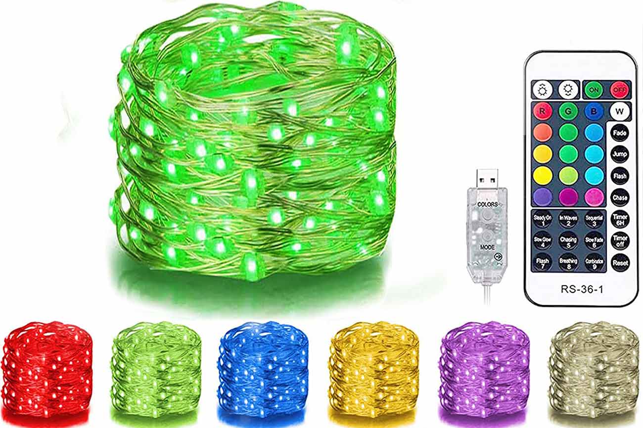 USB Color Changing Fairy String Lights